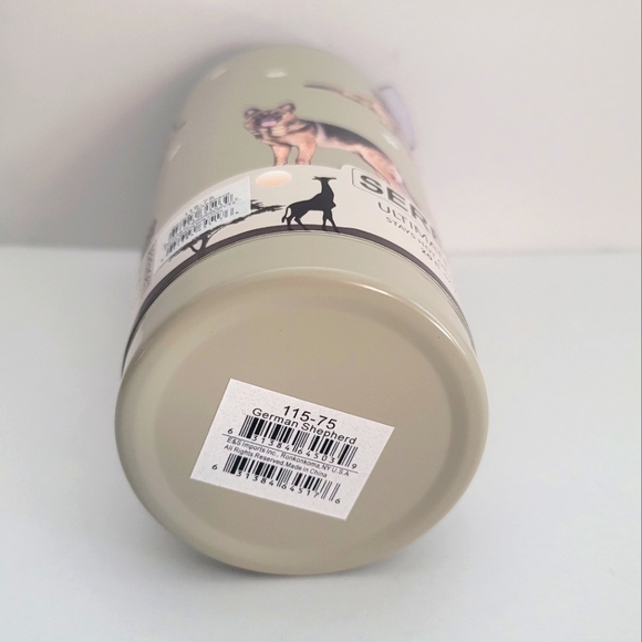 E&S Imports 7" German Shepherd Serengeti Tumbler Hot or Cold Beverages Tumblers - Picture 6 of 12
